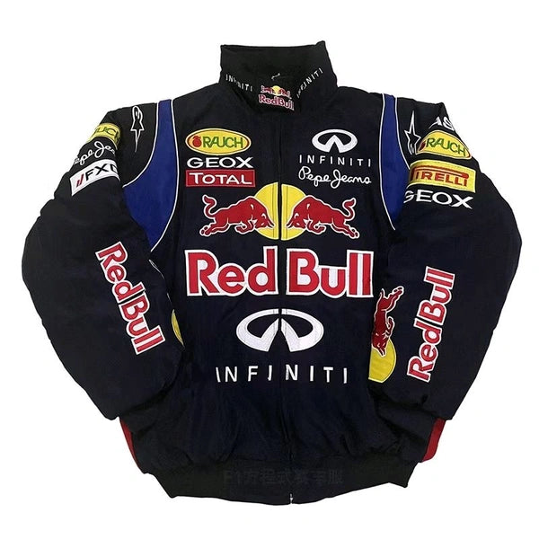 Red Bull Racing Vintage Jacket - Fully Embroidered