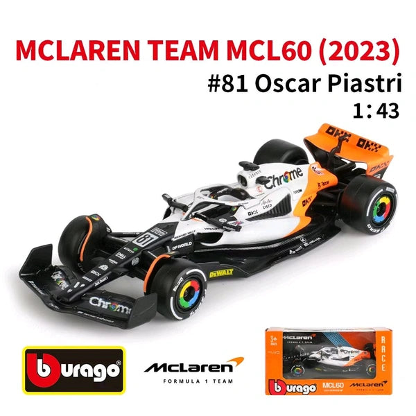 Bburago 1:43 2023 McLaren MCL60 Monaco GP Livery