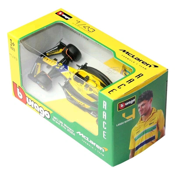 Bburago 1:43 2024 McLaren MCL38 Monaco GP Special Livery
