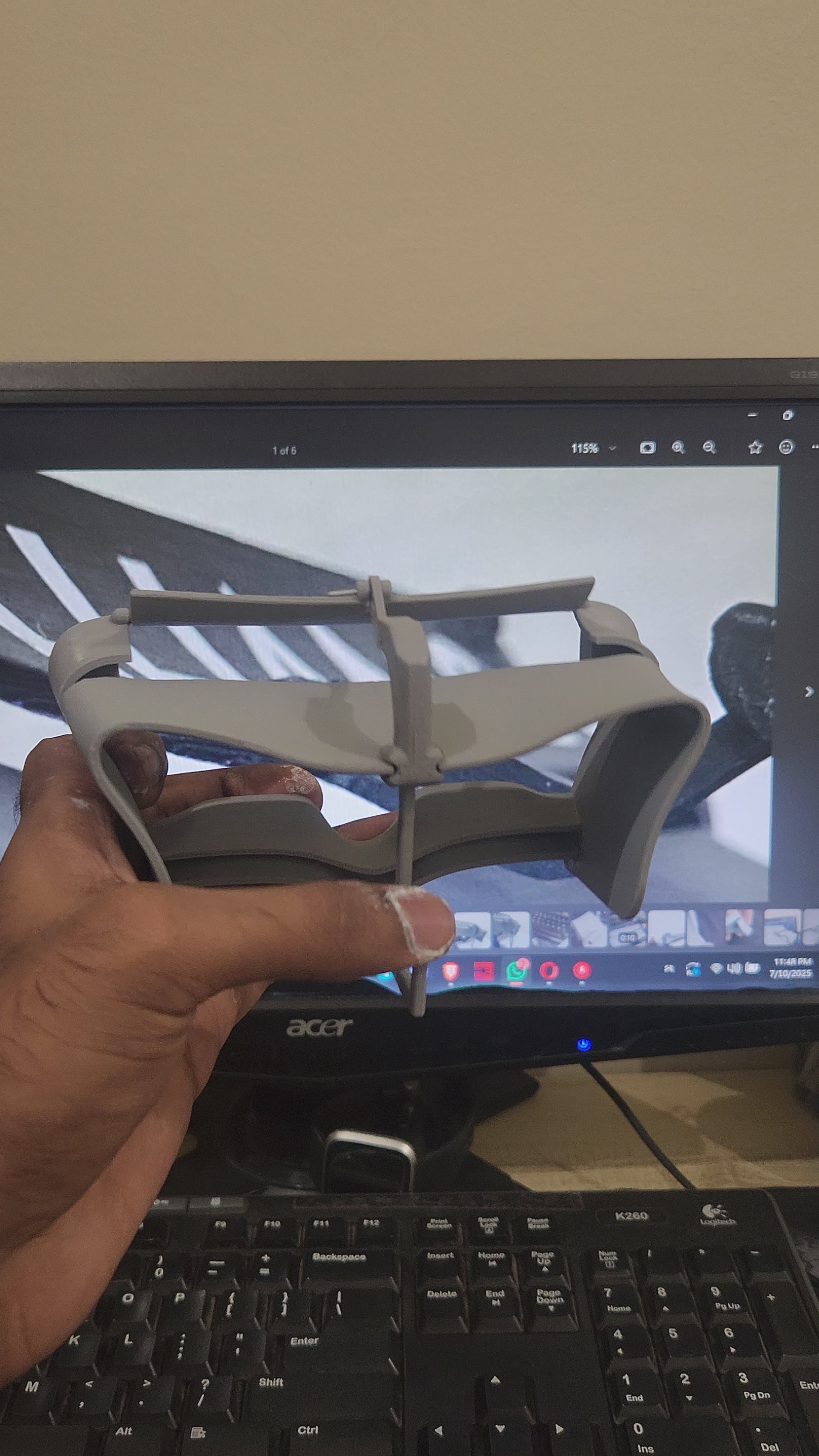 F1 DRS Wing KeyHolder (No Stickers Included)