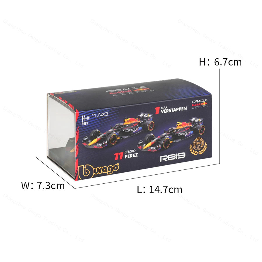 Bburago 1:43 Red Bull 2023 Austin Livery RB19 - #1